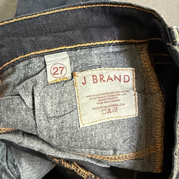 J Brand 912 Pencil Leg Skinny Jeans in Black Size 27 - Picture 11 of 11